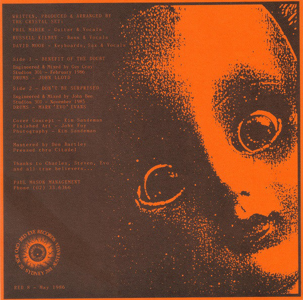 The Crystal Set : Benefit Of The Doubt (7", Single)