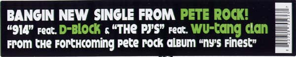 Pete Rock : 914 / The PJ's (12")