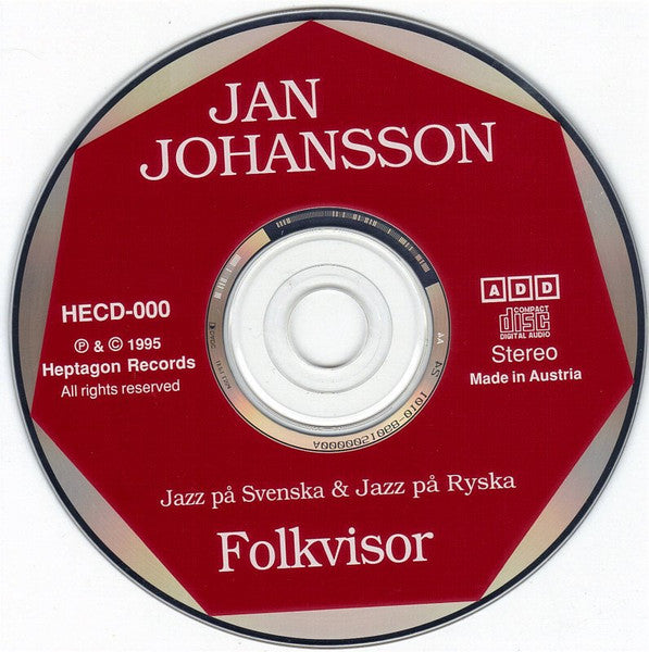 Jan Johansson ~ Folkvisor (Vinyl) - Djungel & Jazz
