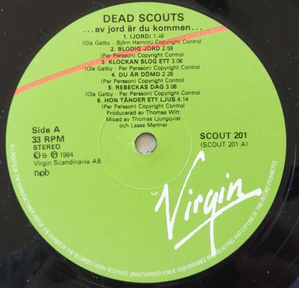 Dead Scouts ~ ...Av Jord Är Du Kommen... (Vinyl) - Djungel & Jazz