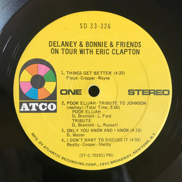 Delaney & Bonnie & Friends With Eric Clapton ~ On Tour (Vinyl) - Djungel & Jazz