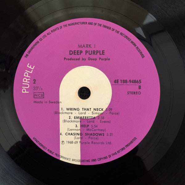 Deep Purple : Mark I & II (2xLP, Comp)