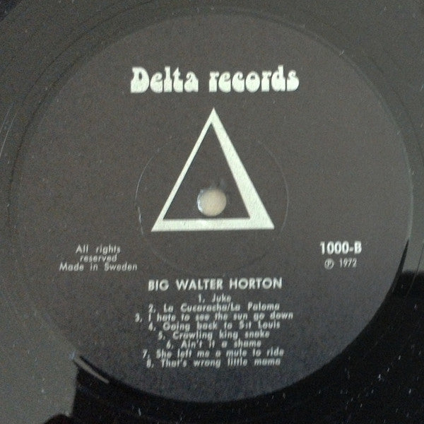 Big Walter Horton ~ King Of The Harmonica Players (Vinyl) - Djungel & Jazz