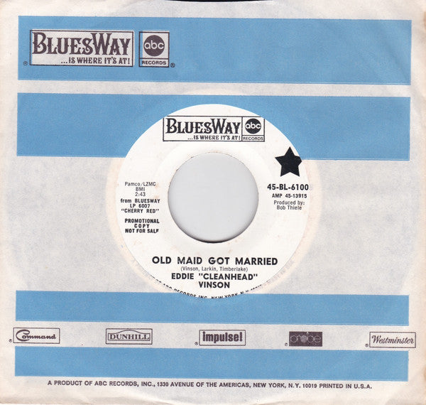 Eddie "Cleanhead" Vinson ~ Old Maid Got Married (Vinyl) - Djungel & Jazz
