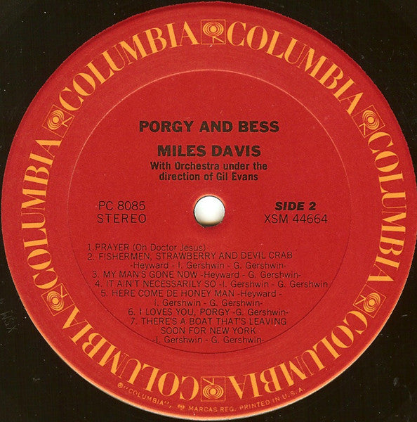 Miles Davis : Porgy And Bess (LP, Album, RE)