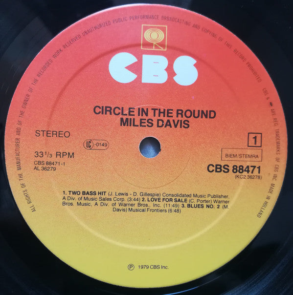 Miles Davis ~ Circle In The Round (Vinyl) - Djungel & Jazz