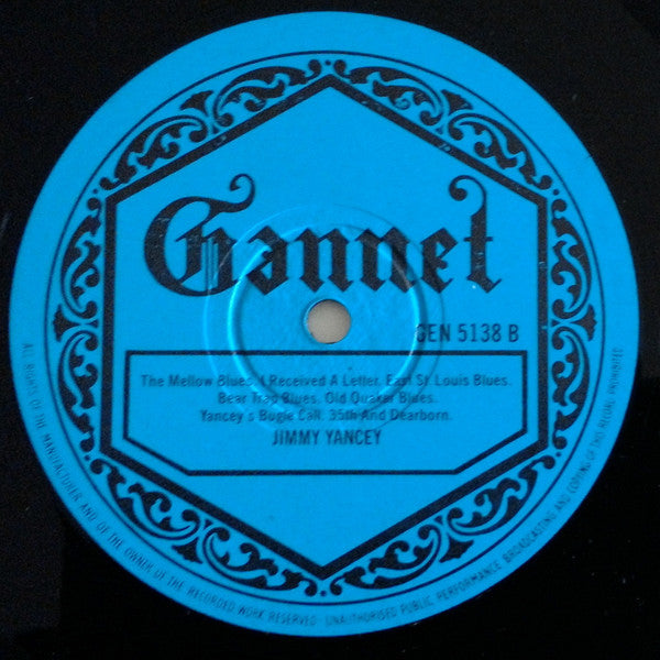 Jimmy Yancey & Alonzo Yancey ~ Jimmy & Alonzo Yancey (Vinyl) - Djungel & Jazz