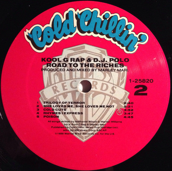 Kool G Rap & D.J. Polo ~ Road To The Riches (Vinyl) - Djungel & Jazz