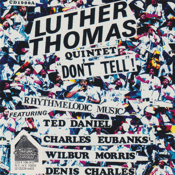 Luther Thomas Quintet ~ "Don't Tell"! (Rhythmelodic Music) (Vinyl) - Djungel & Jazz