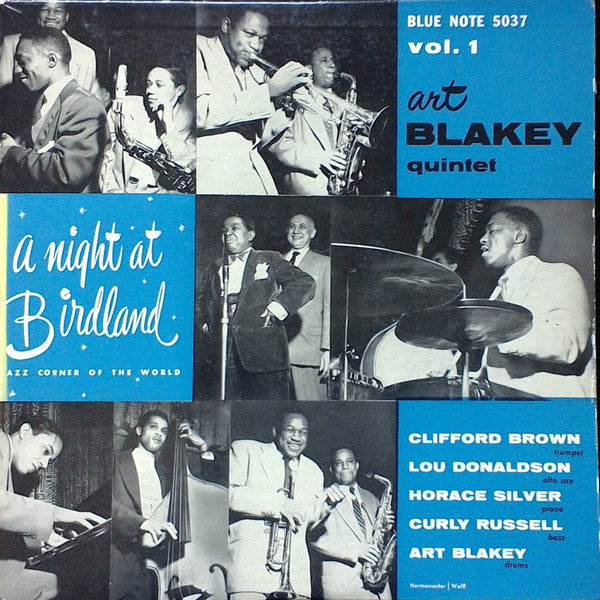 Art Blakey Quintet : A Night At Birdland, Volume 1 (10", Album)
