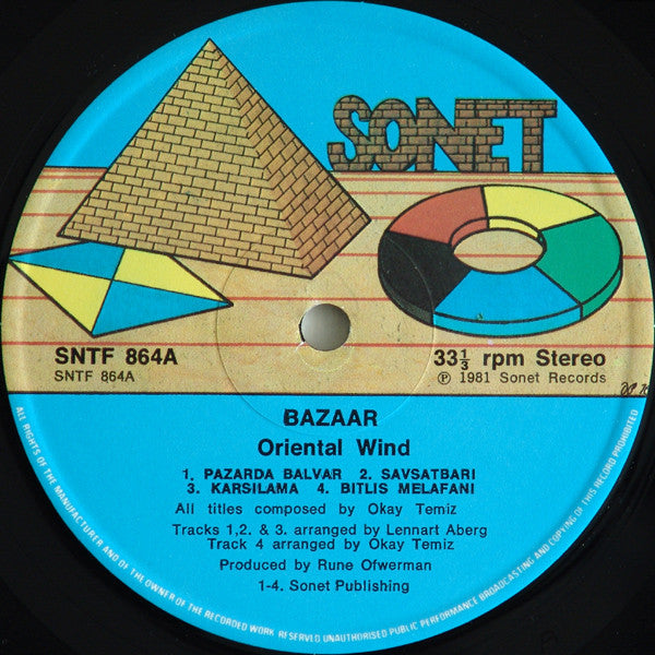 Oriental Wind : Bazaar (LP, Album)