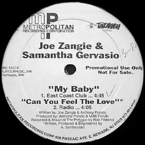 Joe Zangie & Samantha Gervasio ~ My Baby (Vinyl) - Djungel & Jazz