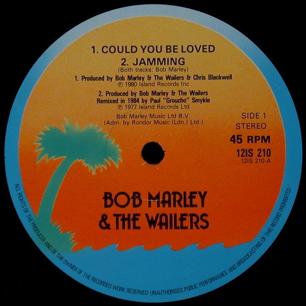 Bob Marley & The Wailers : Could You Be Loved (12")