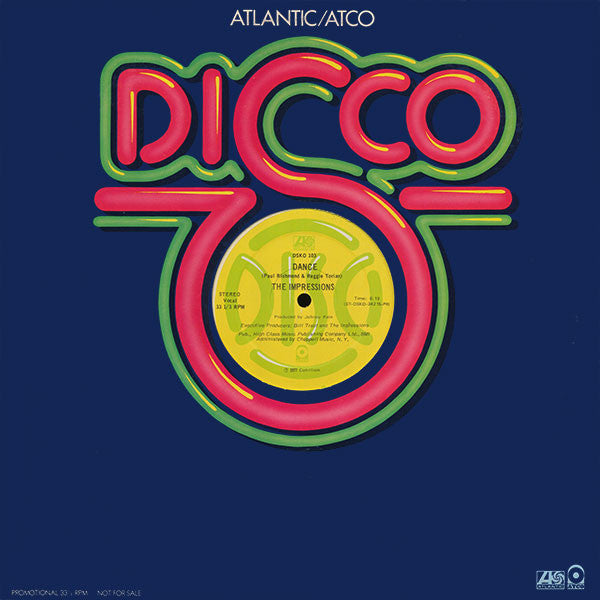 The Impressions : Dance (12", Promo)