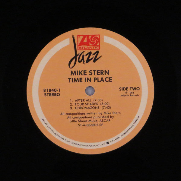 Mike Stern : Time In Place (LP, Album)