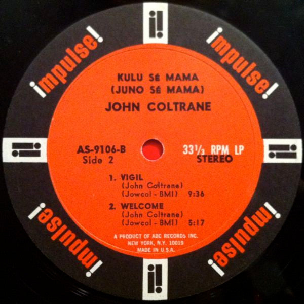 John Coltrane : Kulu Sé Mama (LP, Album, RP)