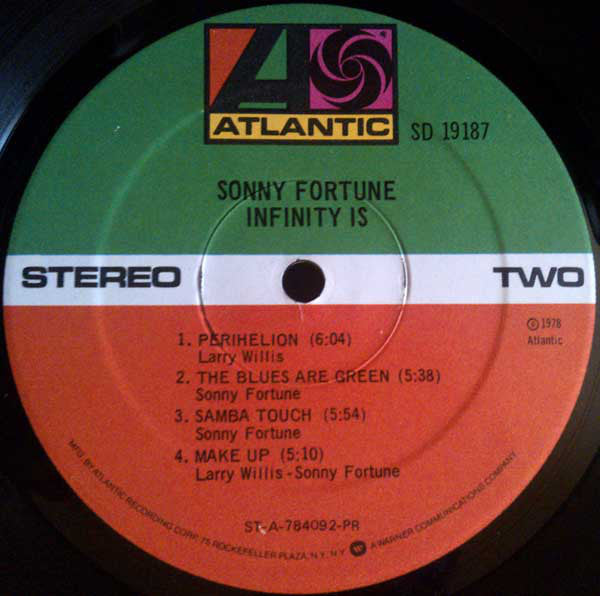 Sonny Fortune : Infinity Is (LP, Album, Pre)