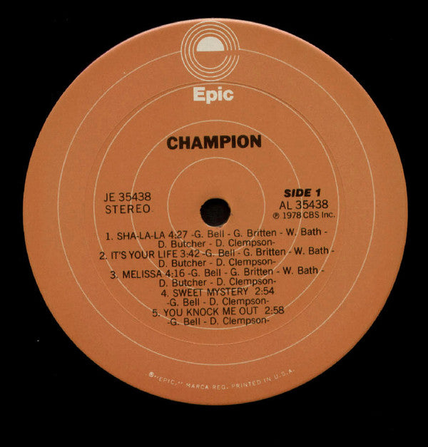 Champion  ~ Champion (Vinyl) - Djungel & Jazz