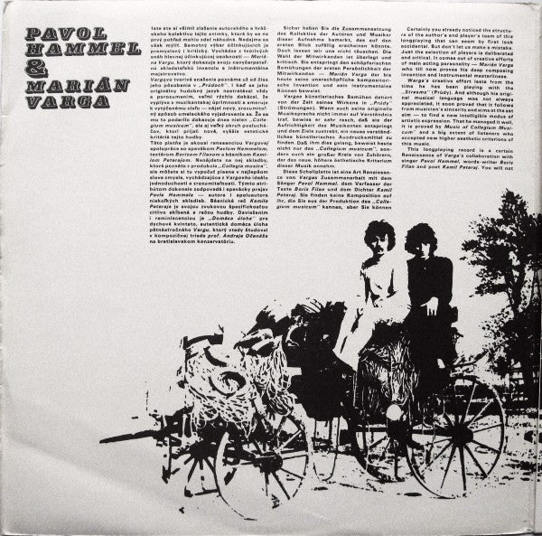 Pavol Hammel & Marián Varga : Zelená Pošta (LP, Album, RP)