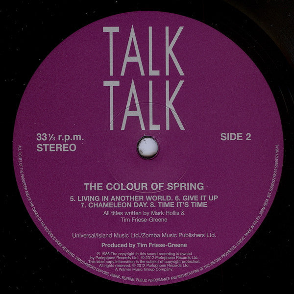Talk Talk ~ The Colour Of Spring (Vinyl) - Djungel & Jazz