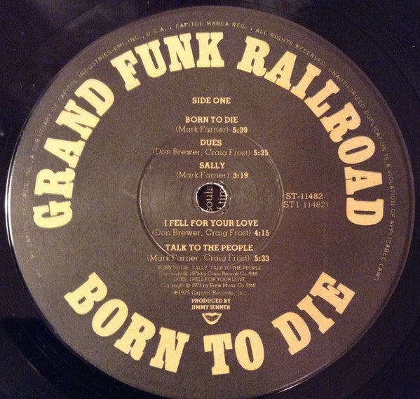 Grand Funk Railroad ~ Born To Die (Vinyl) - Djungel & Jazz