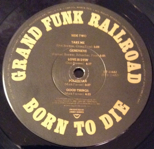 Grand Funk Railroad ~ Born To Die (Vinyl) - Djungel & Jazz