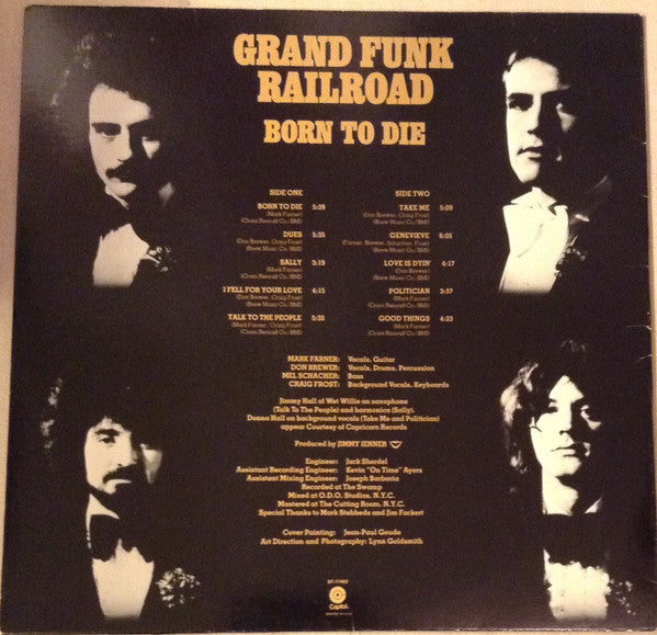 Grand Funk Railroad ~ Born To Die (Vinyl) - Djungel & Jazz