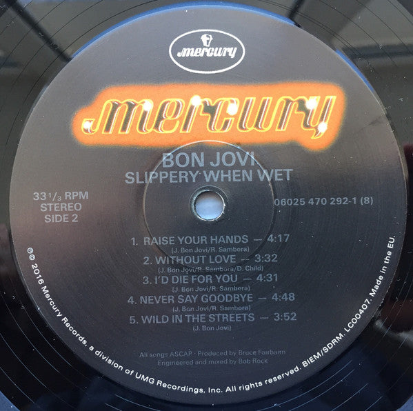 Bon Jovi ~ Slippery When Wet (Vinyl) - Djungel & Jazz