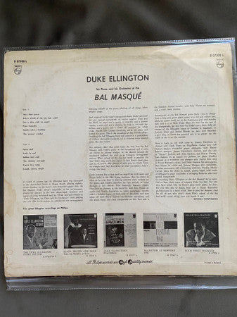 Duke Ellington ~ Duke Ellington His Piano And His Orchestra At The Bal Masque (Vinyl) - Djungel & Jazz