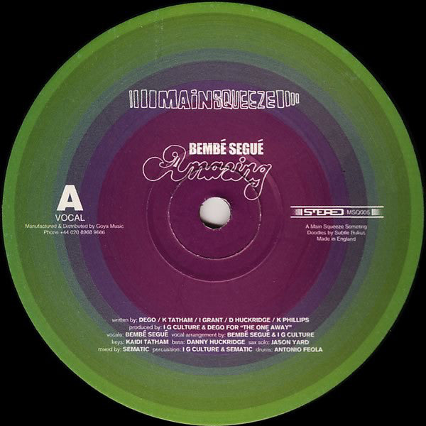 Bémbé Ségué ~ Amazing (Vinyl) - Djungel & Jazz