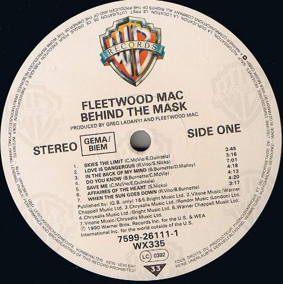 Fleetwood Mac ~ Behind The Mask (Vinyl) - Djungel & Jazz