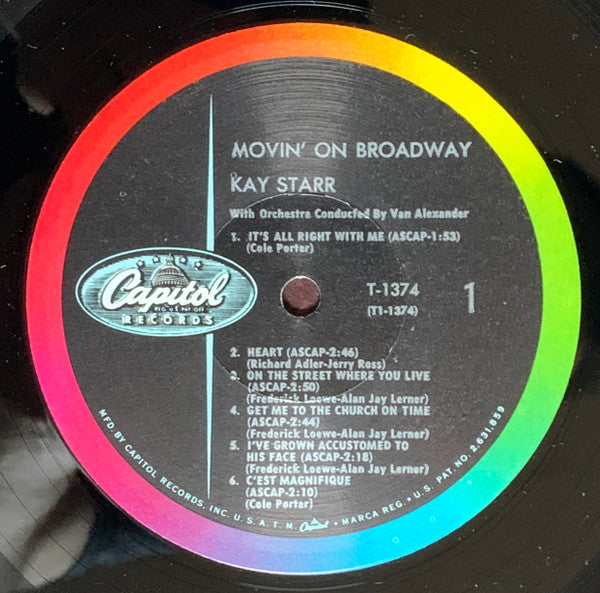 Kay Starr ~ Movin' On Broadway (Vinyl) - Djungel & Jazz