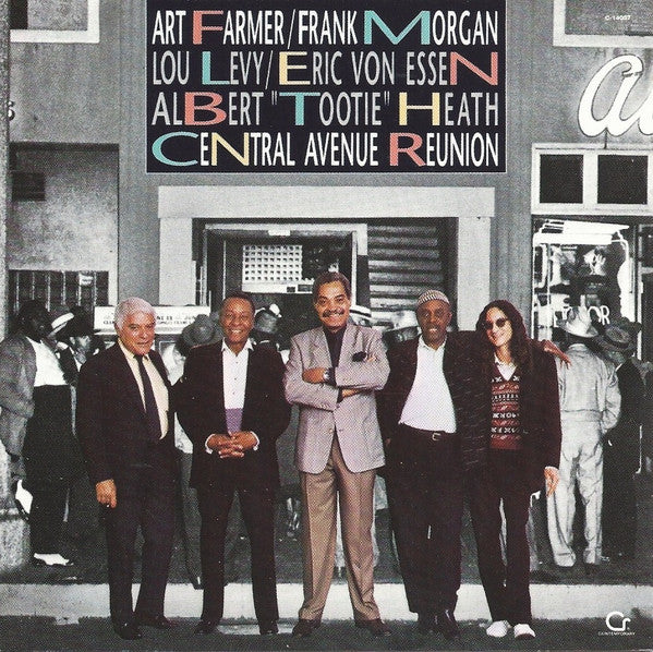 Art Farmer / Frank Morgan / Lou Levy / Eric Von Essen / Albert "Tootie" Heath ~ Central Avenue Reunion (Vinyl) - Djungel & Jazz