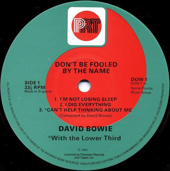 David Bowie ~ Don't Be Fooled By The Name (Vinyl) - Djungel & Jazz