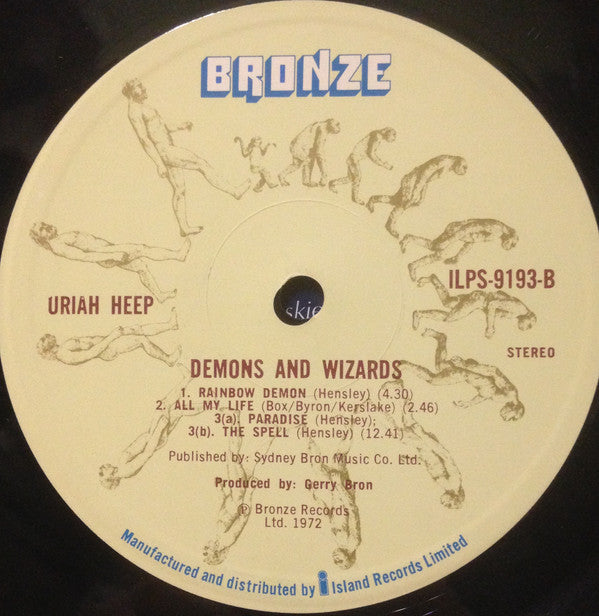 Uriah Heep : Demons And Wizards (LP, Album, Gat)