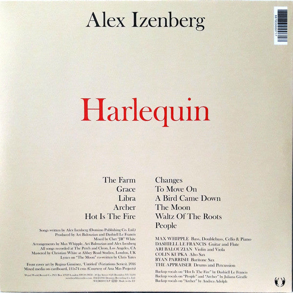 Alex Izenberg : Harlequin (LP, Album)