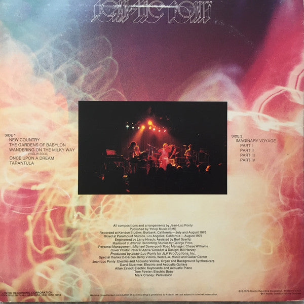 Jean-Luc Ponty ~ Imaginary Voyage (Vinyl) - Djungel & Jazz