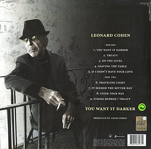 Leonard Cohen ~ You Want It Darker (Vinyl) - Djungel & Jazz