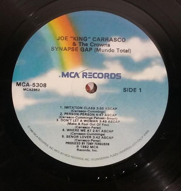 Joe "King" Carrasco And The Crowns ~ Synapse Gap (Mundo Total) (Vinyl) - Djungel & Jazz