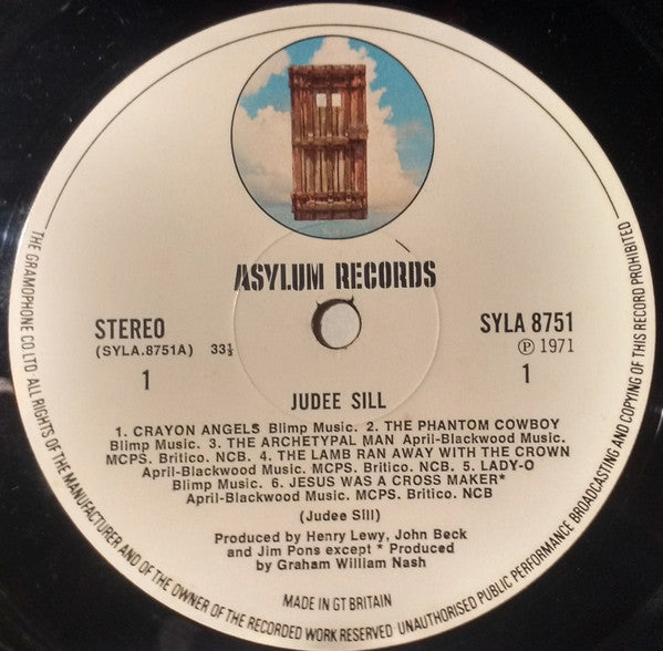 Judee Sill ~ Judee Sill (Vinyl) - Djungel & Jazz