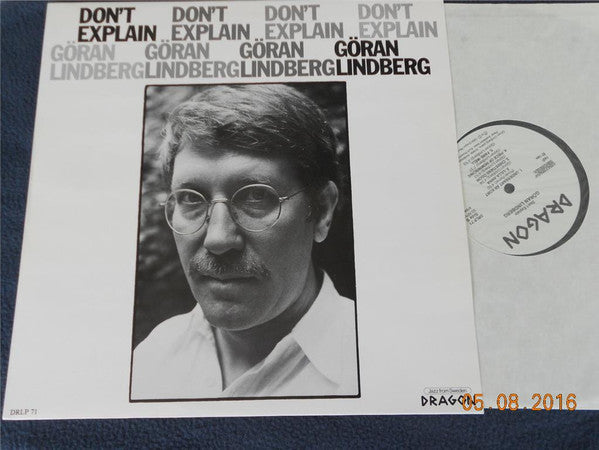 Göran Lindberg  ~ Don't Explain (Vinyl) - Djungel & Jazz