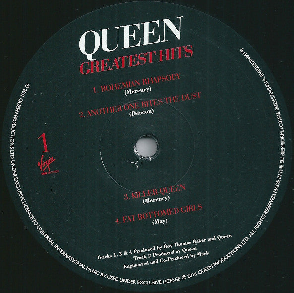 Queen ~ Greatest Hits (Vinyl) - Djungel & Jazz