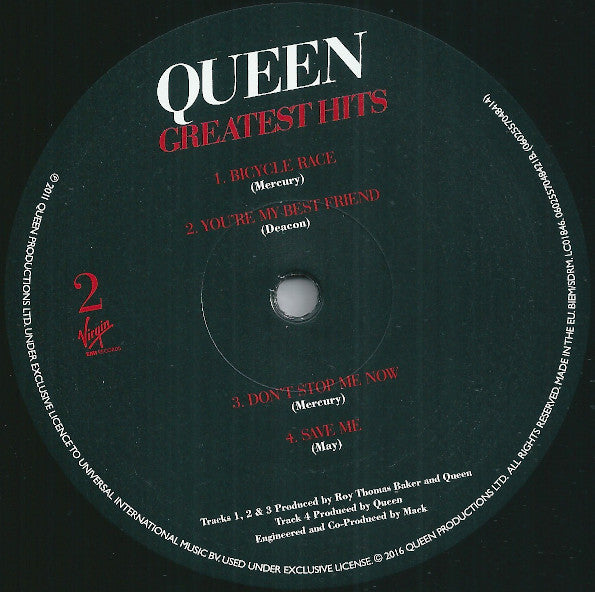 Queen ~ Greatest Hits (Vinyl) - Djungel & Jazz