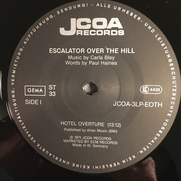 Carla Bley, Paul Haines ~ Escalator Over The Hill (Vinyl) - Djungel & Jazz