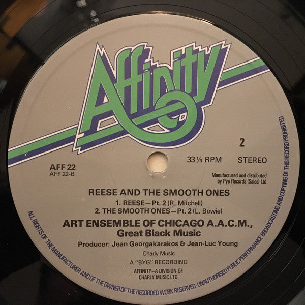 Art Ensemble Of Chicago ~ Reese And The Smooth Ones (Vinyl) - Djungel & Jazz