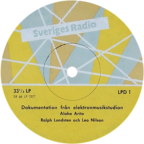 Ralph Lundsten Och Leo Nilson ~ Elektronmusikstudion Dokumentation 1 (Vinyl) - Djungel & Jazz