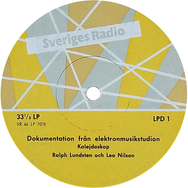 Ralph Lundsten Och Leo Nilson ~ Elektronmusikstudion Dokumentation 1 (Vinyl) - Djungel & Jazz