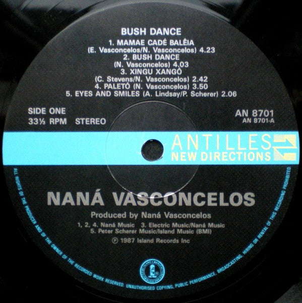 Naná Vasconcelos : Bush Dance (LP, Album)