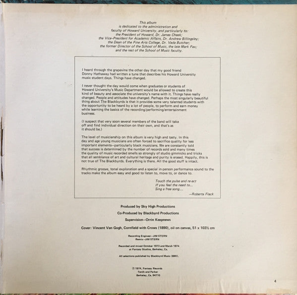 The Blackbyrds ~ The Blackbyrds (Vinyl) - Djungel & Jazz