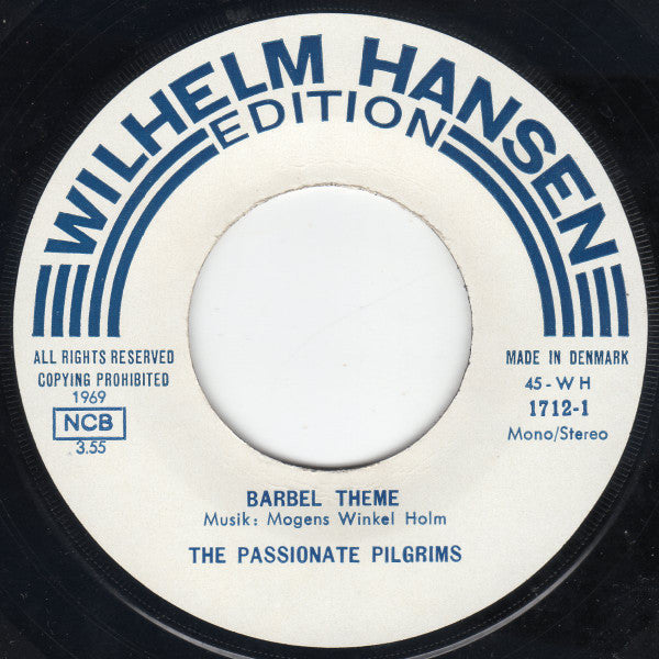 Mogens Winkel Holm, The Passionate Pilgrims ~ Barbel Theme / Milly Theme (Vinyl) - Djungel & Jazz